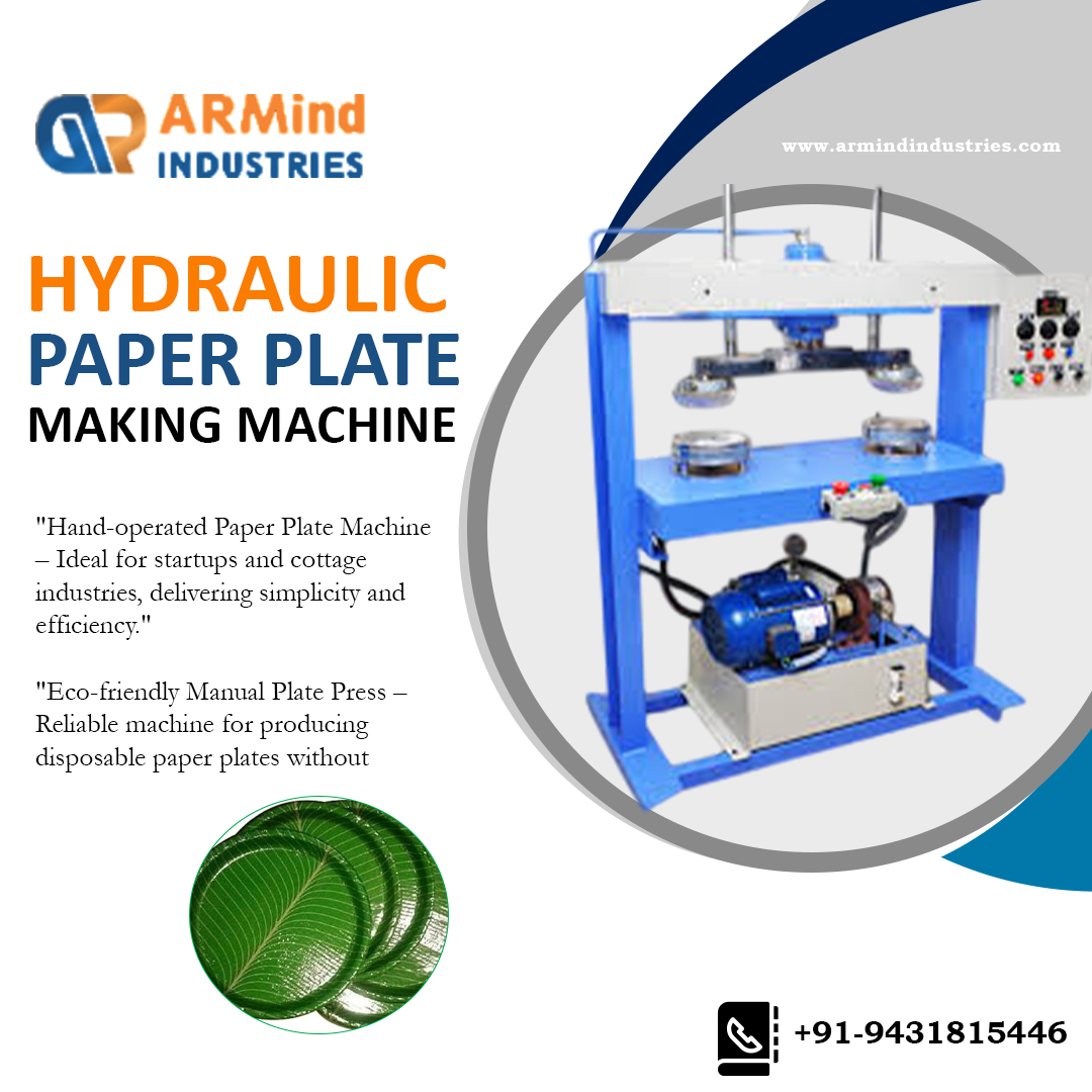 Hydraulic Paper Plate Machine
